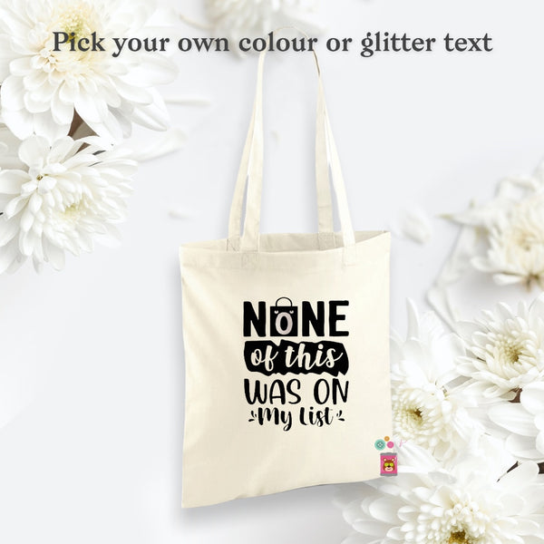 List tote bag